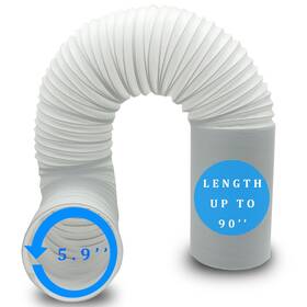 Hsoe5.9 Sundiao Portable Air Conditioner Hose Exhaust Vent With 5.9 Inch Diame