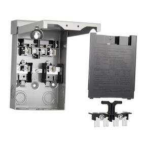 30a-acdb Suplevel Ac Disconnect Box 120/240vac Pull-out Switch Nema 3r Outdoor 30 Amp Fused