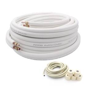 Taderuily 766647043854 50 Ft Air Conditioning Copper Tubing Pipe Extension 1/4 Inch 1/2 3/8 Pe Thicke