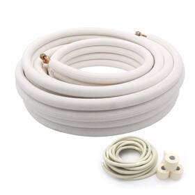Taderuily 766647043946 25 Ft Air Conditioning Copper Tubing Pipe Extension 1/4 Inch 1/2 3/8 Pe Thicke