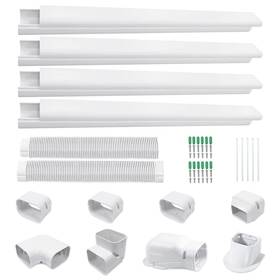 Taktopeak 722367188381 3ftft 17 Ft Pvc Decorative Line Cover Kit For Ductless Mini Split Air