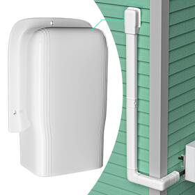 Taktopeak 750226867382 4 Inch Width Wall Cover Mini Split Line Set Accessories For Air