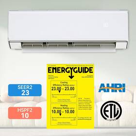 Taus 199449593171 3-zone Ductless Mini-split Hvac System 9 000 Btu 23 Seer Wifi Connectivity