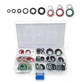 Teympn1 Teybouk Ac O Ring Kit 60 Pcs A/c Compressor Seal Washers Assortment Automotive