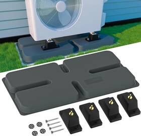 Toutgood 313032634625 Mini Split Pad For Condenser Ground Base With Anti Vibration Paver Pads Hav