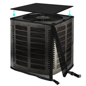 Trelc 616985055630 Air Conditioner Cover For Outside Unit All Seasons Full Mesh Ac