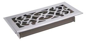 Tru Aire C164-osn 04x12 Satin Nickel 1-way Scroll Floor Register 12 X 4 Inch - De