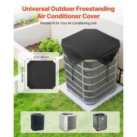 Vevor 197988886211 32x32 Inch Central Ac Unit Cover Mesh Top Universal Outdoor Air Conditioner