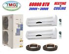 Wmms-60k-30kx2-32b Ymgi Btu Dual Zone Ductless Mini Split Air 787639625797