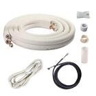 Wostore 16 Ft. Copper Pipes 1/4&3/8 Inch 3/8inch Pe For Mini Split Air