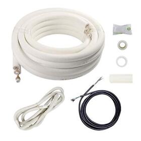 Wostore 25 Ft. Copper Pipes 1/4&1/2 Inch 3/8inch Pe For Mini Split Air