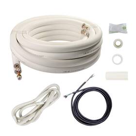 Wostore 644925533313 25 Ft. Line Set 1/4&3/8 Inch 3/8 Pe For Mini Split Air Conditioner Copper Pi