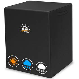 Oacc-38-blk Zettum Air Conditioner Cover For Outside Units 38 Inch - 600d Conditioning Ac Co