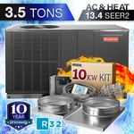 Goodman 3.5 Ton Central Air Conditioning Package Unit System - R32 Horizontal. Fixed Price $4075.00.
