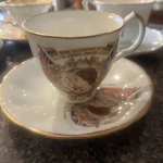Vtg Jason China 1959 State Visit To Canada Queen Elizabeth Ii Set Cup & Saucer. Fixed Price $19.60.