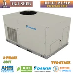 Daikin 5 Ton 16.8 Seer Central Heat Pump Package Unit R32 Direct Drive 460V. Fixed Price $7591.88.