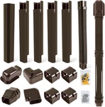 3"W 10FT Mini Split Line Set Cover Kit Pvc Ac Pipe Brown Universal. Fixed Price $44.68.