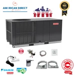 Ton Goodman Package Unit 13.4 SEER2 Horizontal Central Air Conditioner R32 Kit. Fixed Price $3198.00.