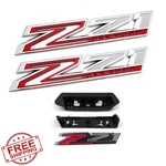Yoaoo Z71 Emblems Chrome Red+grille Set 3. Fixed Price $81.62.