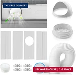 Yjhome Portable Ac Window Vent Kit With 5.9" Exhaust Hose & Universal Coupler,. Fixed Price $59.01.