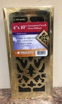 Tru Aire C164-OPB 04X10 4" 10" Polished Brass Ornamental Scroll Floor Diffuser. Fixed Price $19.39.