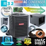 Goodman 1.5 Ton Central Air Conditioning Condenser & Horizontal Coil Ac System. Fixed Price $2791.00.
