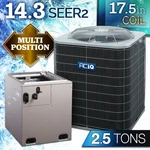 Aciq 2.5 Ton Condenser & 17.5" Evaporator Coil R454B Air Conditioning System. Fixed Price $2318.00.