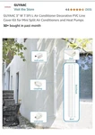 Guyaac 3" W 7.5FT Air Conditioner Decorative Pvc Line Cover Kit For Mini Split. Fixed Price $32.50.