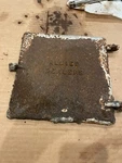 Antique Vintage Cast Iron Allied Dealers Floor Wall Register Damper Heat Grate. Fixed Price $19.99.