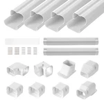 Mini Split Line Set Cover 3-INCH W 17.6FT L, Pvc Decorative Pipe For. Fixed Price $68.49.