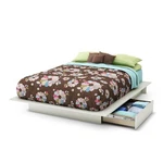 South Shore Maddox Full Queen Storage Bed In Pure White. Fixed Price $334.85.
