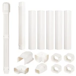 Bewave 3" 10 Ft Mini Split Line Set Cover Kit, Decorative Pvc Tubing. Fixed Price $61.99.