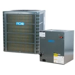 Aciq Ton 13.8 SEER2 Air Conditioner With 24.5" Multi-positional Cased Coil .... Fixed Price $2816.00.