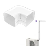 3'' Width Flat Elbow, Mini-split Line Set Cover Accessories For Ac.... Fixed Price $12.92.