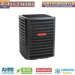 2.5 Ton 15.2 SEER2 High Efficiency Goodman Air Conditioner Condenser R32 GLXS5BA. Fixed Price $2437.00.