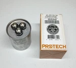 Protech Rheem Dual Round Capacitor 60+5UF 440VAC 43-25133-30. Fixed Price $22.99.
