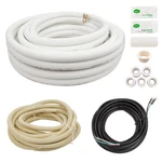 Wostore 33FT Mini Split Line Set 3/8 And 5/8 Inch Insulated Copper Pipe. Fixed Price $260.00.