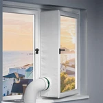 400CM(157") Portable Ac Window Seal 100% Airtight Casement Vent Kit Easy Install. Fixed Price $29.51.