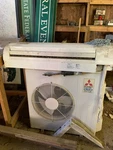 Used Ton Mitsubishi Slim Line MUZ-GE24NA. Fixed Price $1200.00.