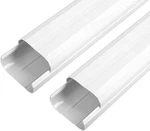 (2PACK) Pvc Line Cover Kit Parts Accessories For Ductless Mini Split 5" Straight. Fixed Price $37.50.