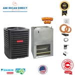 Goodman Ton Split System 14.3 SEER2 Wall-mount Air Handler & Install Kit. Fixed Price $3558.00.