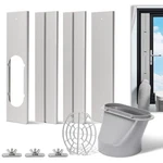 Portable Air Conditioner Window Kit Coupler 5,9 Inch Adjustable Plate. Fixed Price $43.33.