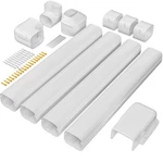 3'' 14 Ft Mini Split Line Set Cover, Pvc & Pp Universal For Mi.... Fixed Price $57.23.