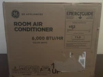 Ge Small Room Window Air Conditioner , Remote Included ( 115-VOLT 6000-BTU ). Fixed Price $156.00.