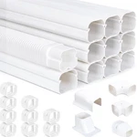 Mini Split Line Set Cover Kit 3"W 16FT Air Conditioners Decorative Pvc Slim L.... Fixed Price $59.00.