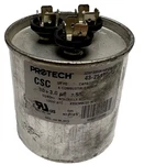 Protech 30+3.0 Uf Capacitor 440VAC/B Round, 43-25133-20, 50/60HZ *free Shipping*. Fixed Price $14.99.