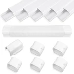 Mooitek 4" Mini Split Pvc Line Set Cover Kit Decorative 10FT, White. Fixed Price $69.99.