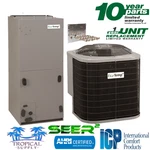 Ton 14.3 SEER2 Pump Icp System R454B Condenser, Air Handler, Heater. Fixed Price $4195.00.