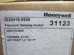 Fedders 31123 Pressure Switch New! Honeywell IS20415-5930. Fixed Price $64.95.