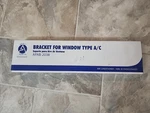 Window A/c Support Bracket With Built Level - To 85 Lbs. Fixed Price $29.99.